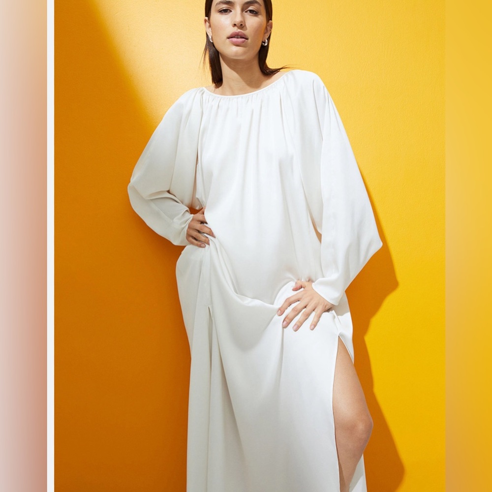 Hm dress white size L like new